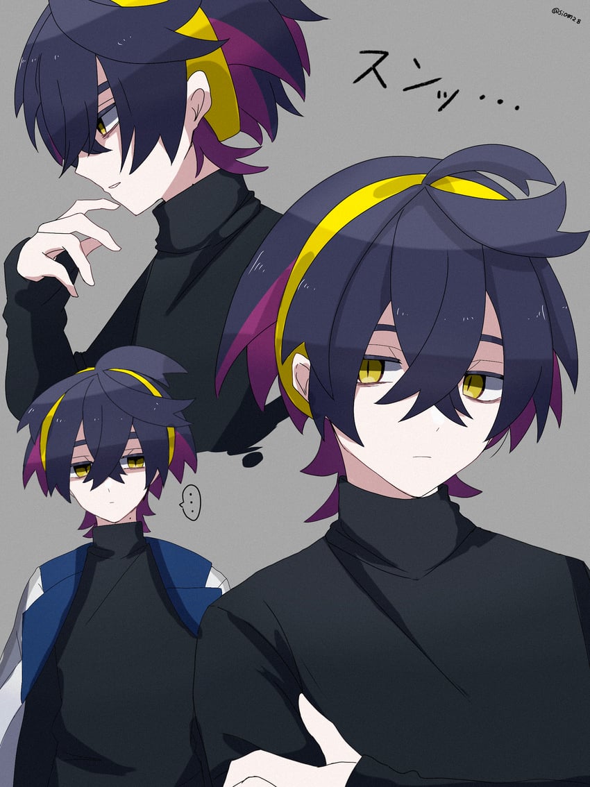 kieran (pokemon and 1 more) drawn by mzw_(emkg3584)