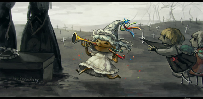 lunasa prismriver, merlin prismriver, lyrica prismriver, and layla prismriver (touhou) drawn by koto_inari