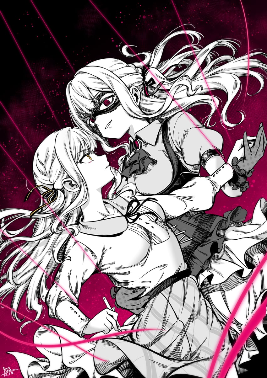 togawa sakiko and oblivionis (bang dream! and 1 more) drawn by qingwa_chi_she