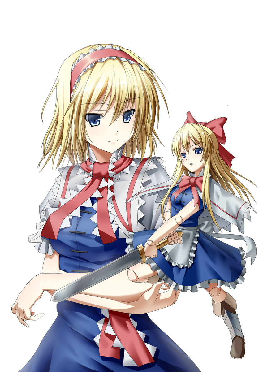 alice margatroid and shanghai doll (touhou) drawn by shiseki_hirame