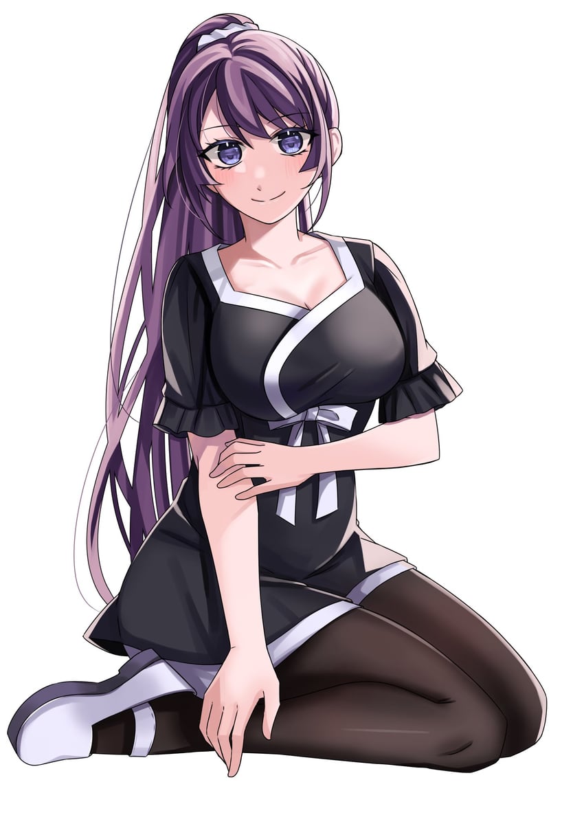 senjougahara hitagi (monogatari and 1 more) drawn by jmfz5558