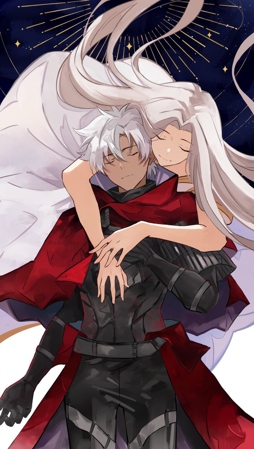 emiya kiritsugu and irisviel von einzbern (fate and 1 more) drawn by terarenai