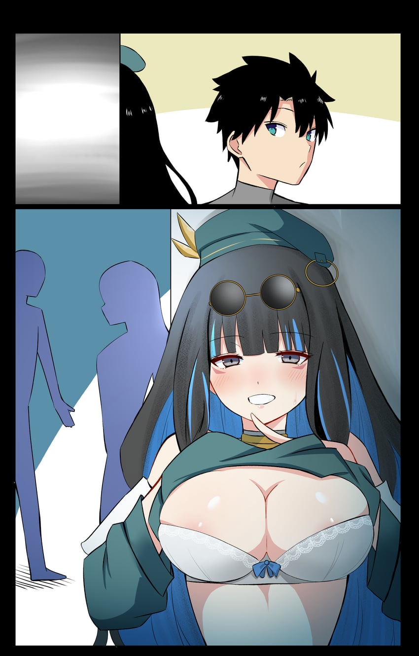 fujimaru ritsuka and tenochtitlan (fate and 1 more) drawn by 4uu_(radicalmp_head)
