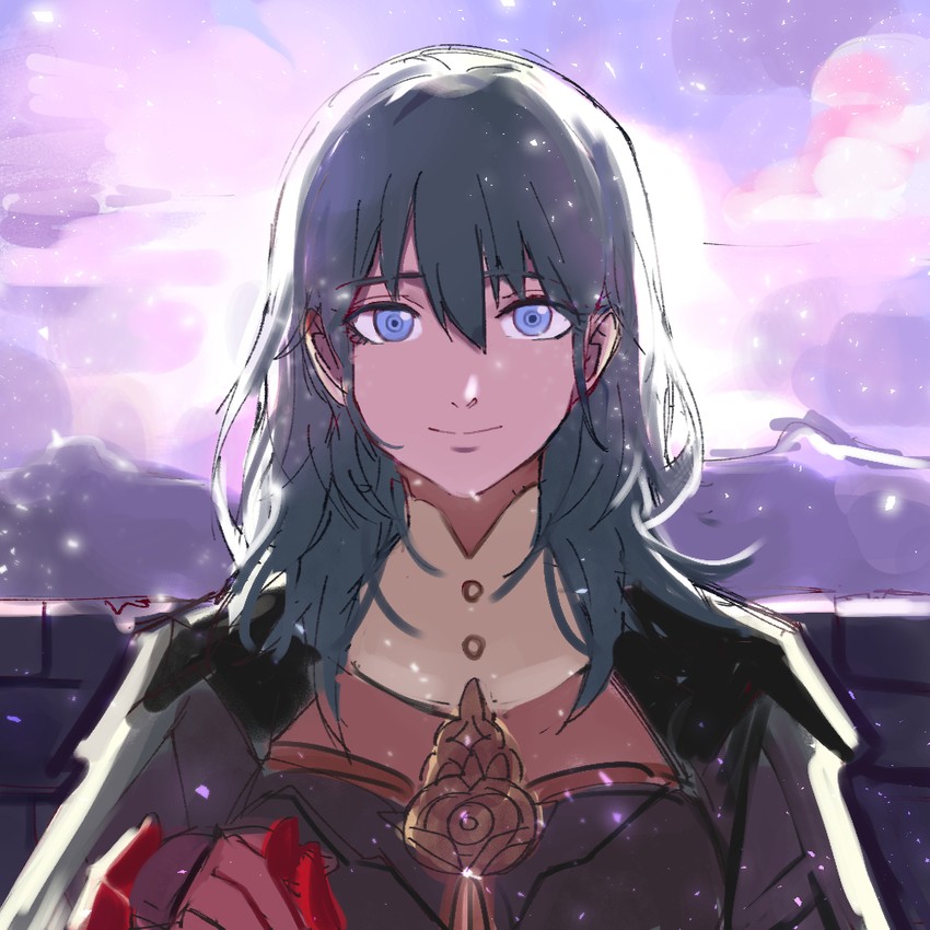 female byleth and edelgard von hresvelg (fire emblem and 1 more) drawn by kotori_(b-i-r-d)