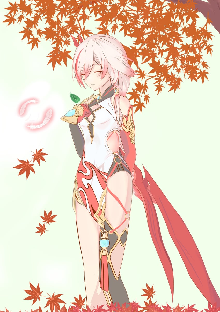 fu hua (honkai and 1 more) drawn by erasumo3821