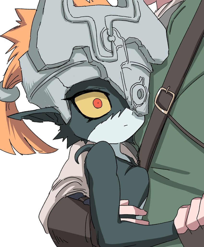 link, tatsumaki, and midna (the legend of zelda and 2 more) drawn by nasu_(ilo_a5)
