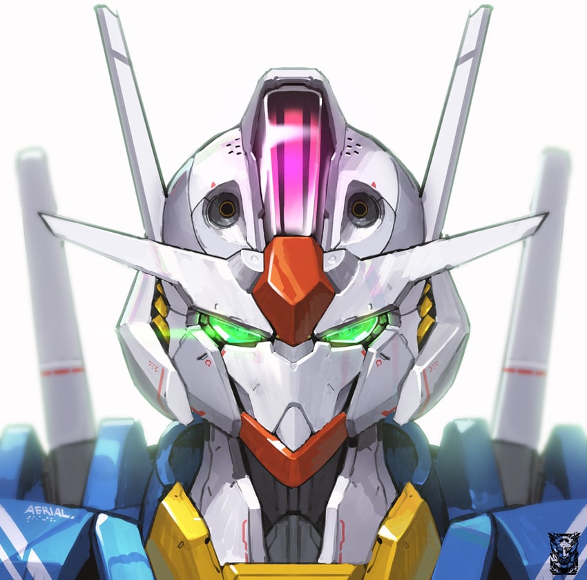 gundam aerial (gundam and 1 more) drawn by mar10