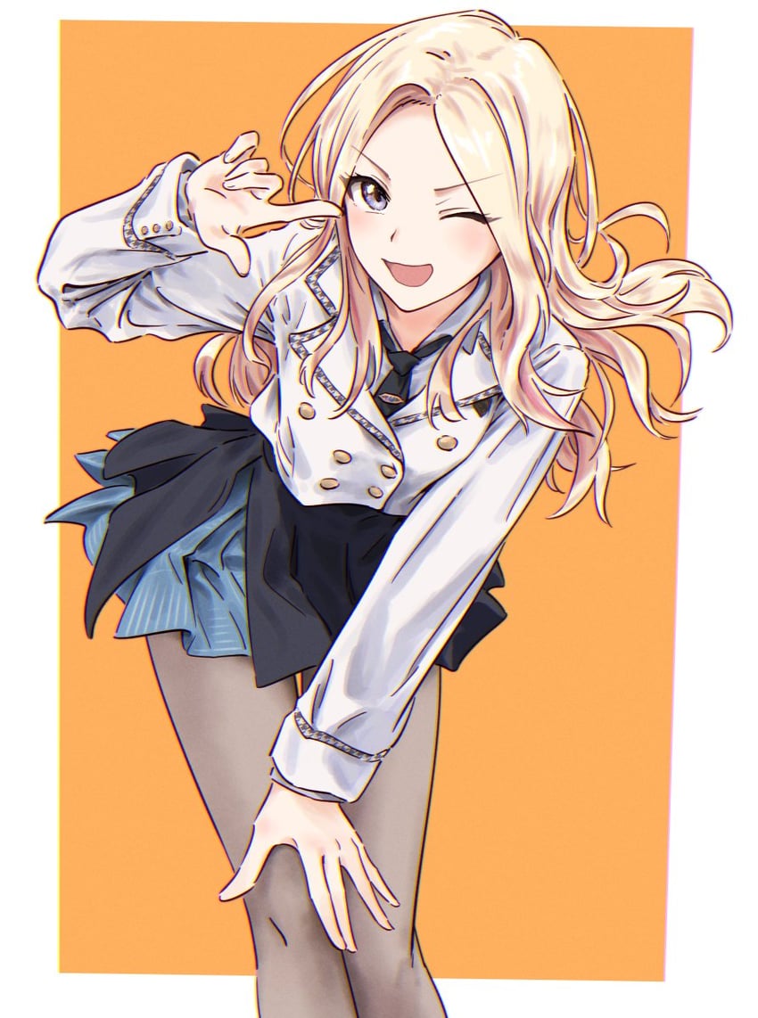 juo sena (idolmaster and 1 more) drawn by bullfalk