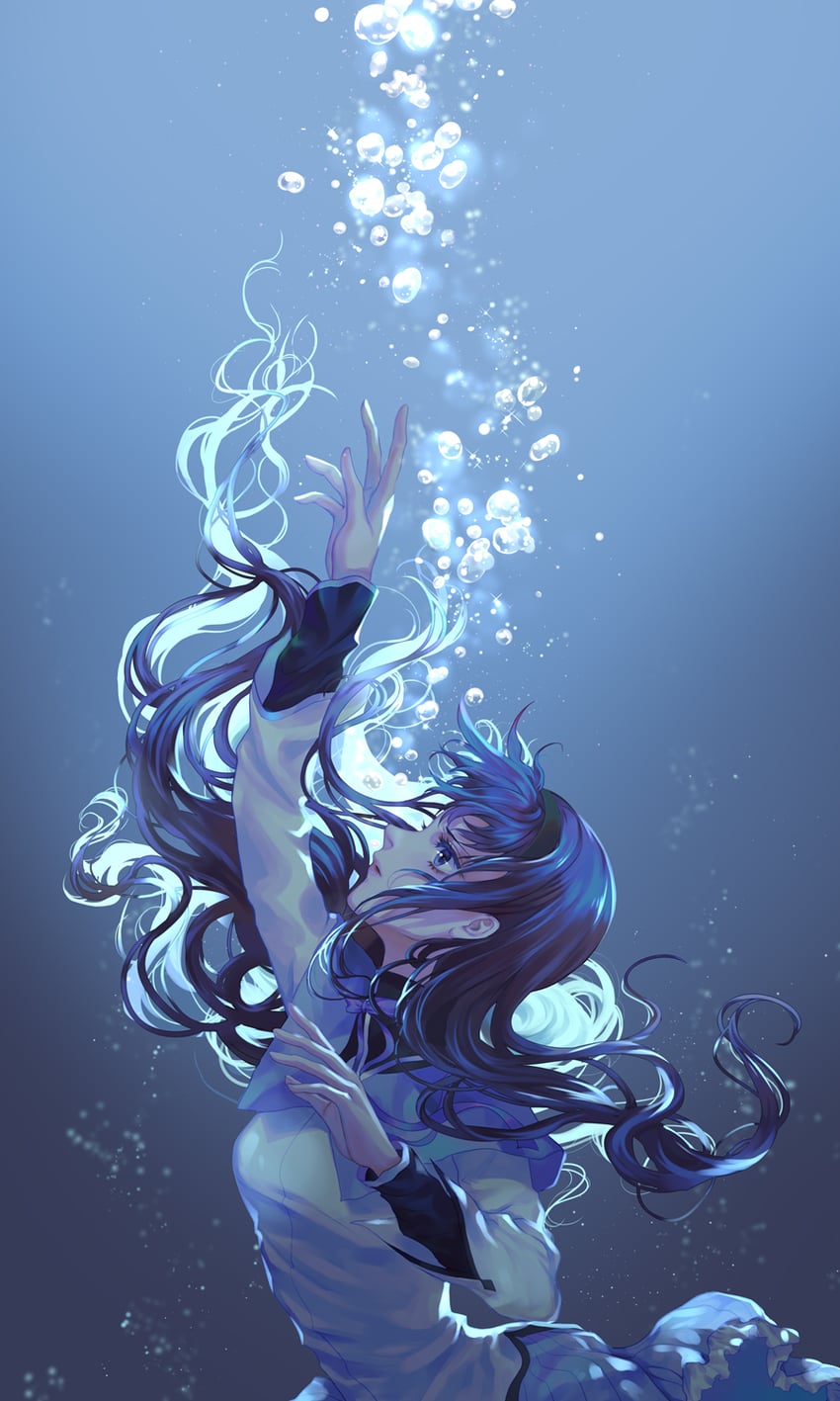 akemi homura (mahou shoujo madoka magica) drawn by hei_yu