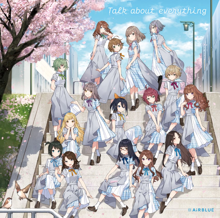 mutsuishi haruna, yomine miharu, tendo yuuki, hinakura riko, maruyama rie, and 11 more (cue!)