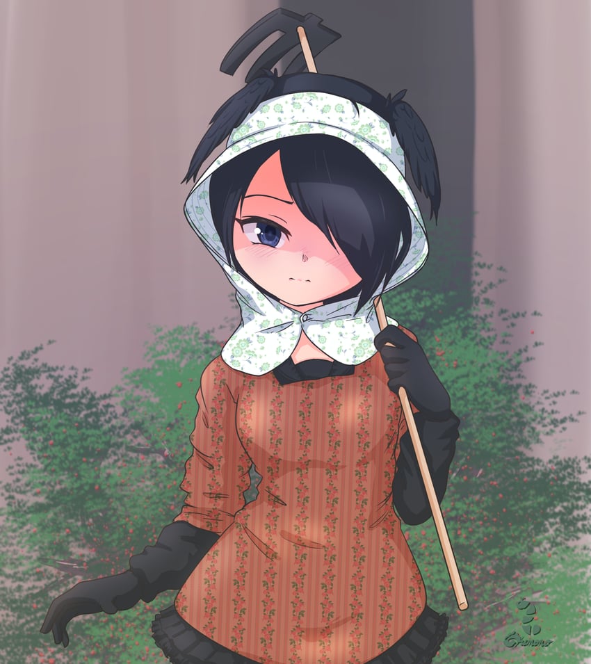 jungle crow (kemono friends) drawn by nokemono-san_(bocchi_friend)