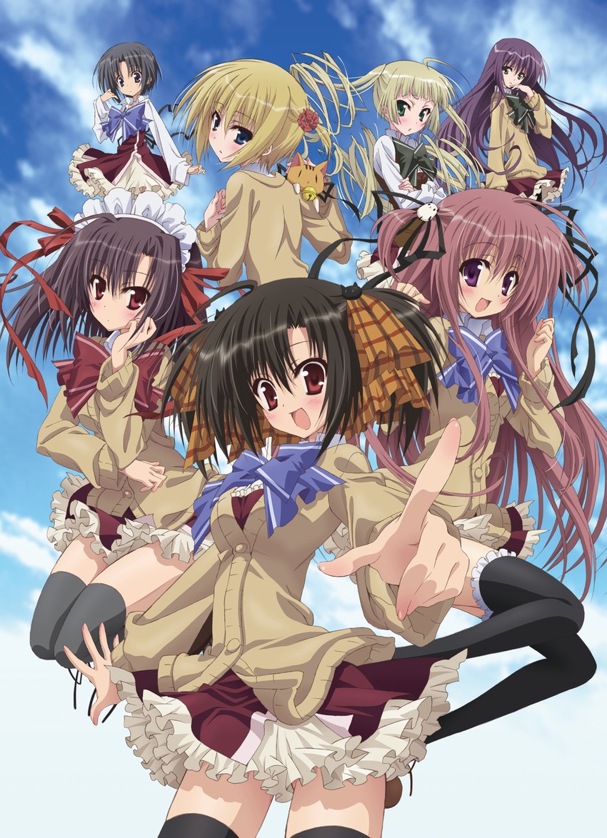 todayama kyouko, todayama izumiko, hanamori hakata, hiromatsu rikei, iseda yuka, and 2 more (ebiten)