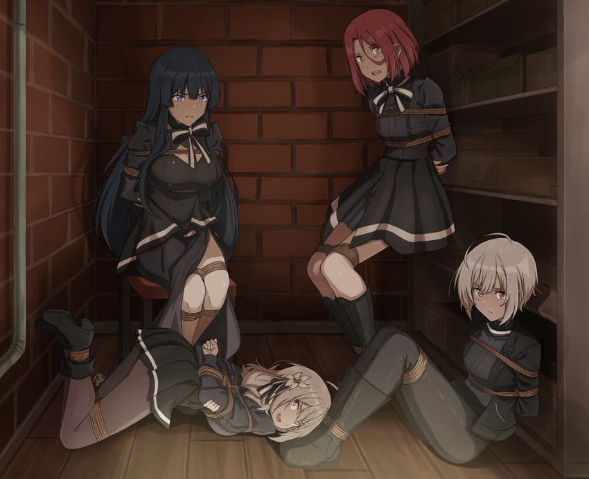 lily, thea, grete, and sybilla (spy kyoushitsu) drawn by vakaosciosa