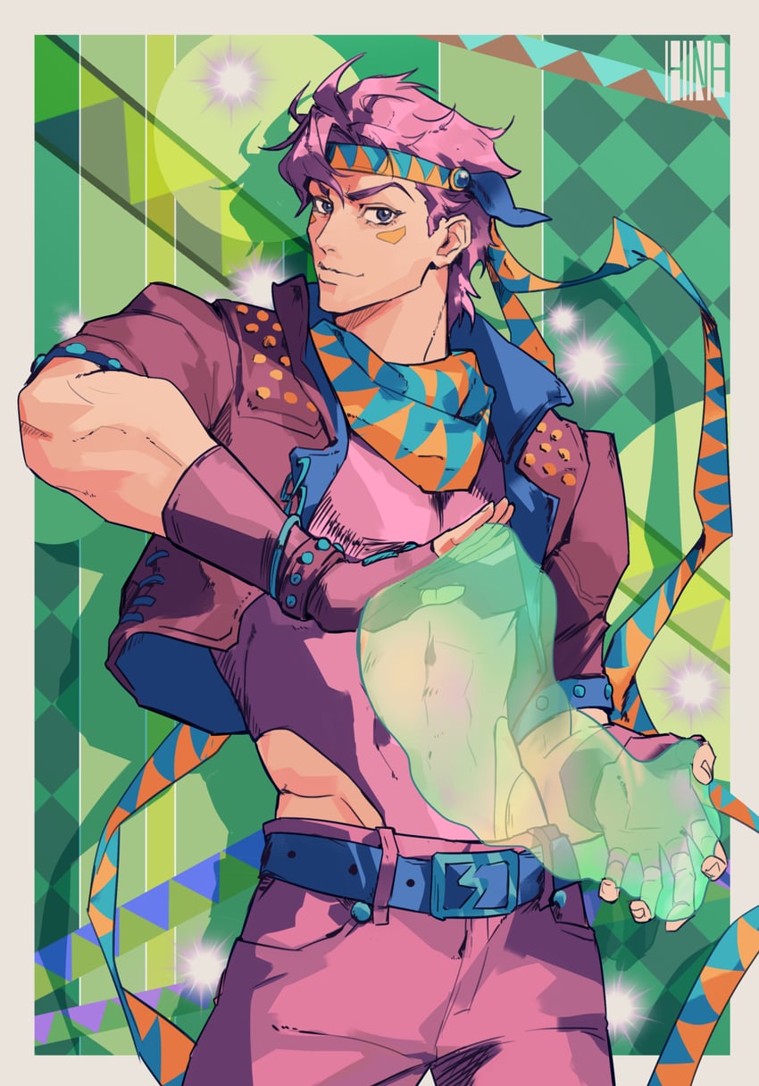 caesar anthonio zeppeli (jojo no kimyou na bouken and 1 more) drawn by hineshika