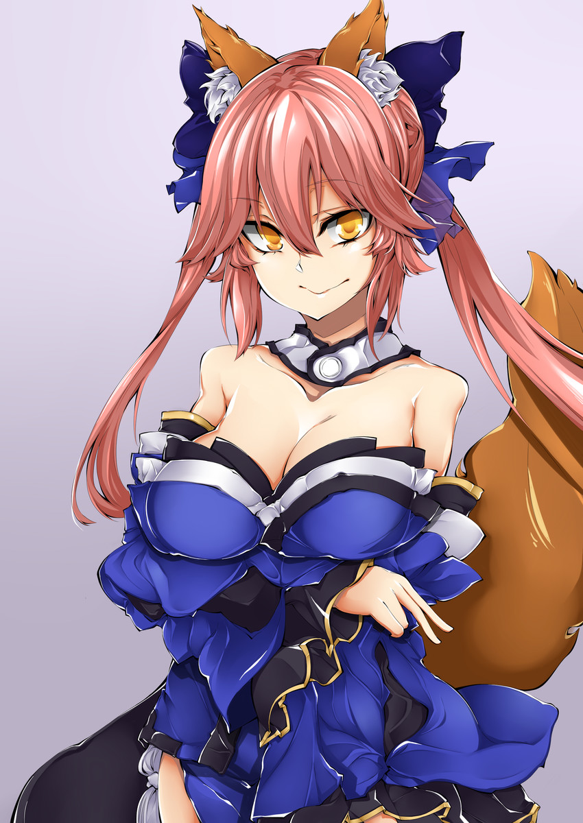 tamamo and tamamo no mae (fate and 1 more) drawn by baron_suzuki