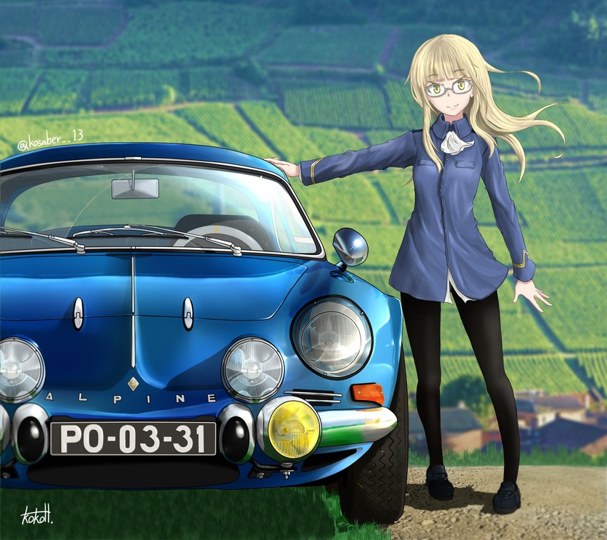 perrine h. clostermann (world witches series and 1 more) drawn by kokott