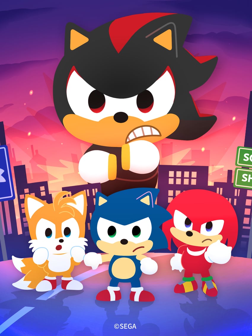 sonic the hedgehog, shadow the hedgehog, tails, and knuckles the echidna (sonic and 2 more) drawn by sonic_the_hedgehog_official