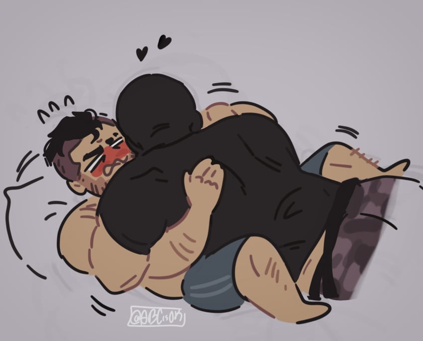ghost and soap (call of duty and 1 more) drawn by abcisok