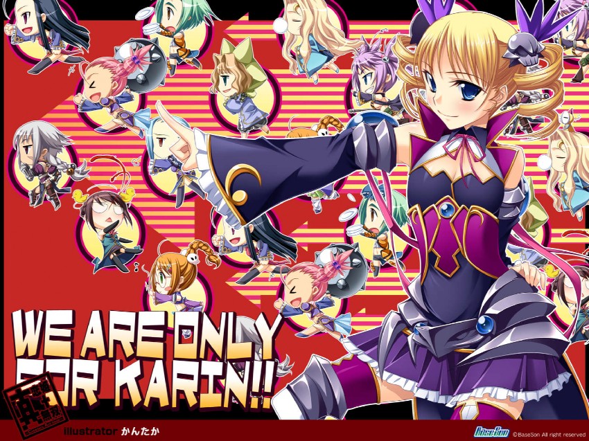 sousou, teiiku, jun'iku, kakouton, kakouen, and 6 more (koihime musou) drawn by kantaka