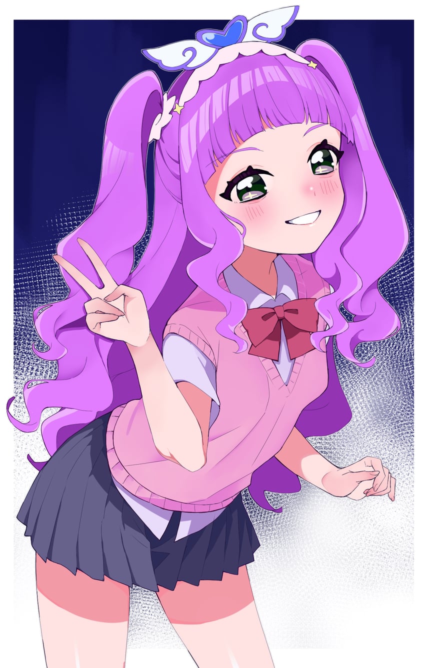 ellee-chan and cure majesty (precure and 1 more) drawn by p396vx