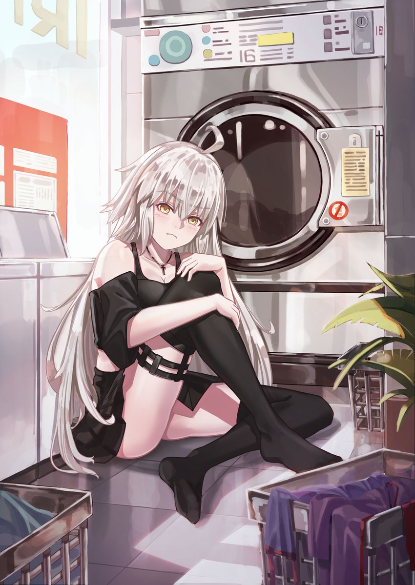 jeanne d'arc alter (fate and 1 more) drawn by whitecrow4444