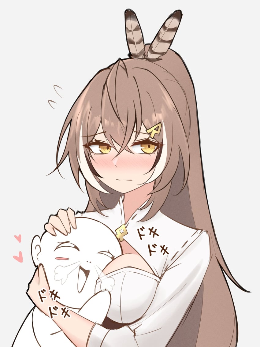 nanashi mumei (hololive and 1 more) drawn by m_r_b