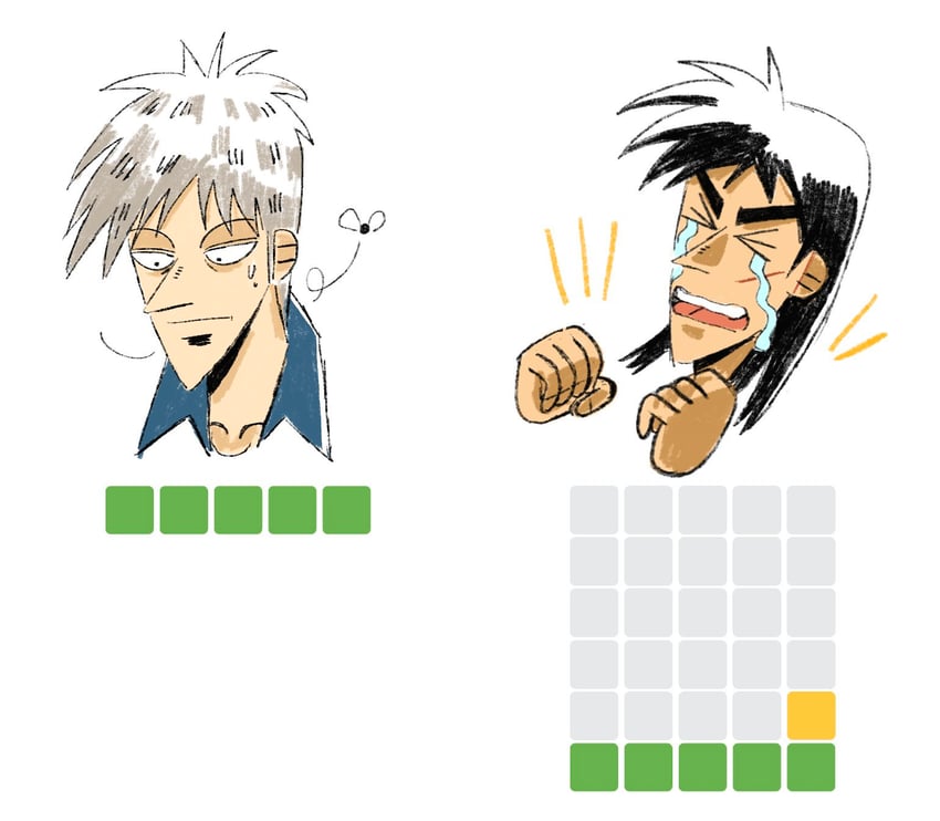 itou kaiji and akagi shigeru (kaiji and 2 more) drawn by kallenchi