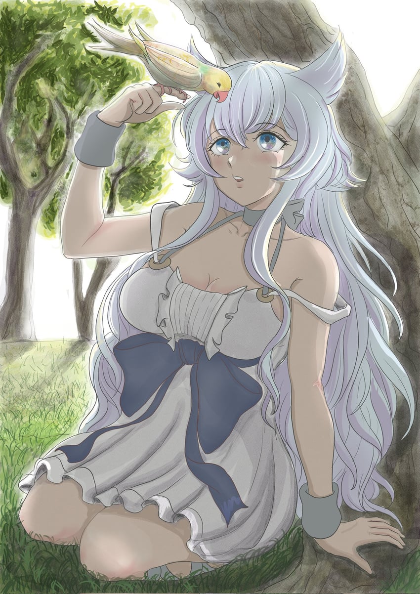 fenrys (lv2 kara cheat datta moto yuusha kouho no mattari isekai life) drawn by suzukiharuoz