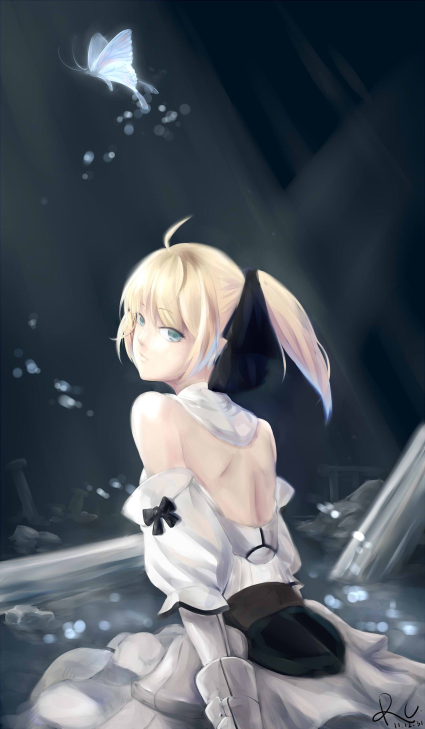 artoria pendragon, saber, and saber lily (fate and 1 more) drawn by rainchat