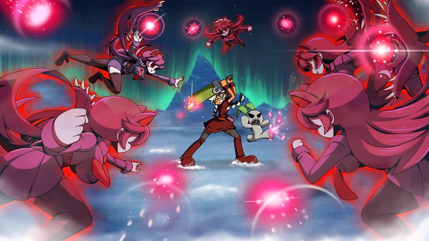 ahsoka tano, annie, sagan, fukua, and badeline (skullgirls) drawn by zerotosix06