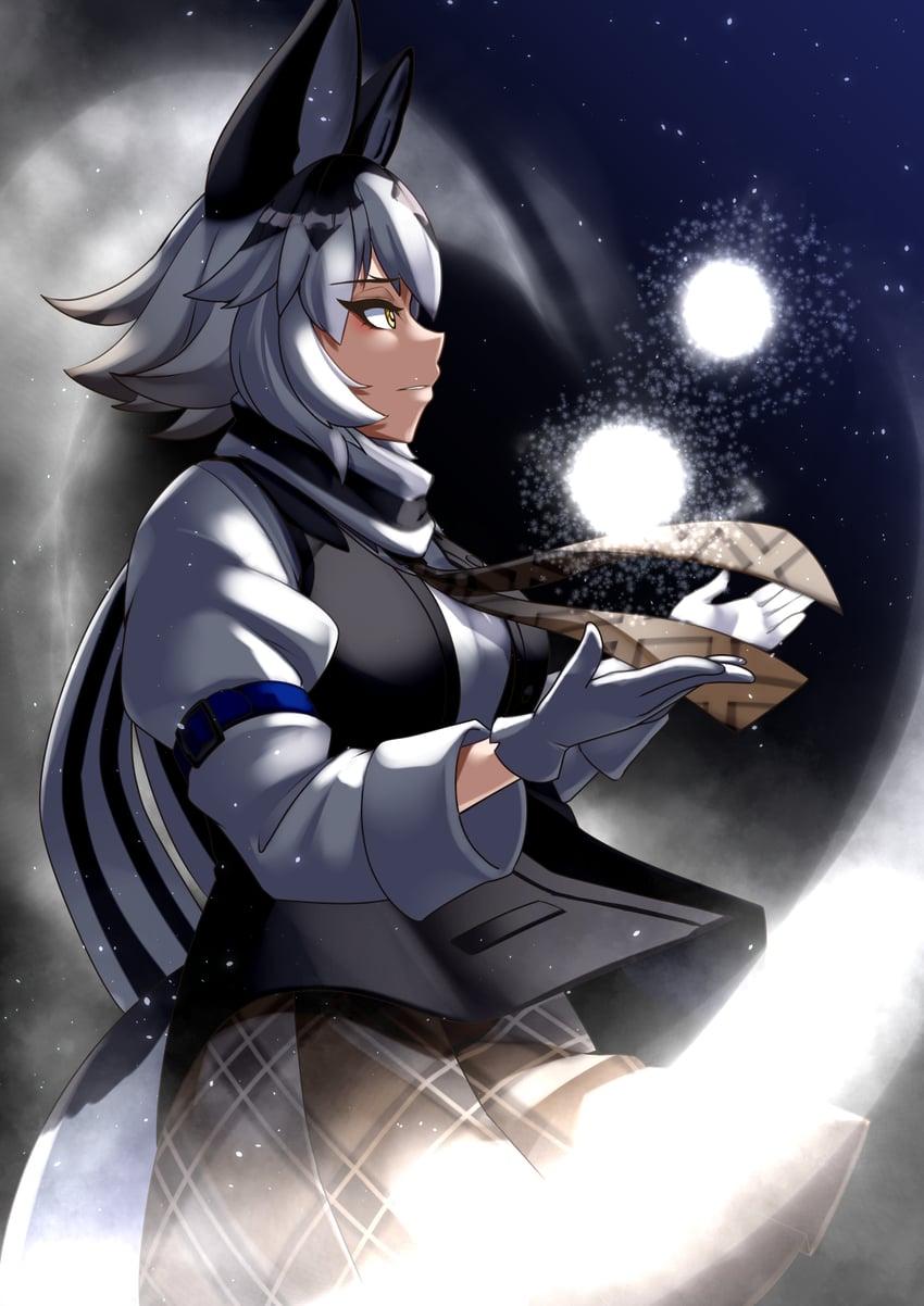 eastern wolf (kemono friends and 1 more) drawn by kawanami_eito