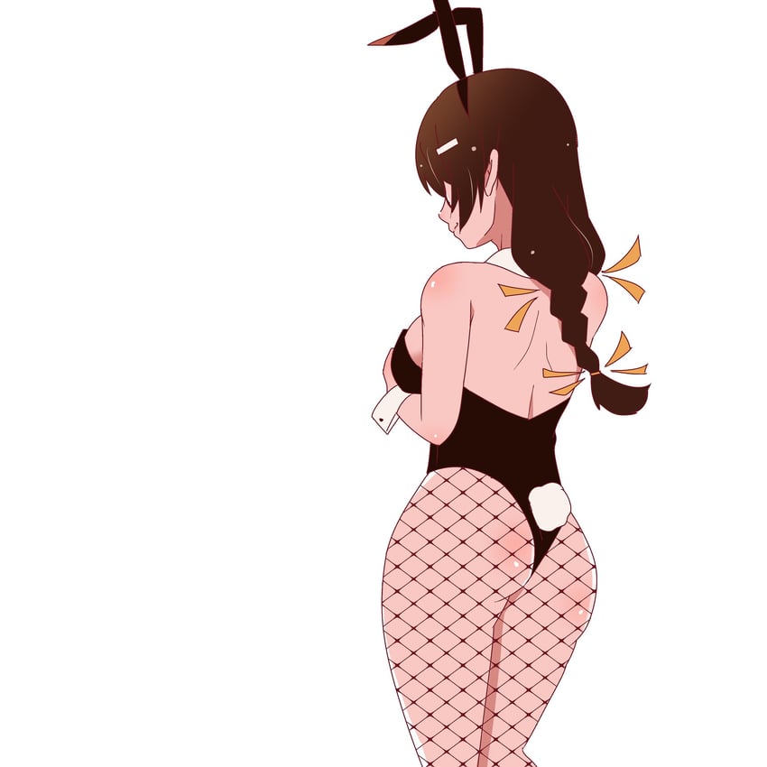 hanekawa tsubasa (monogatari and 1 more) drawn by fooring