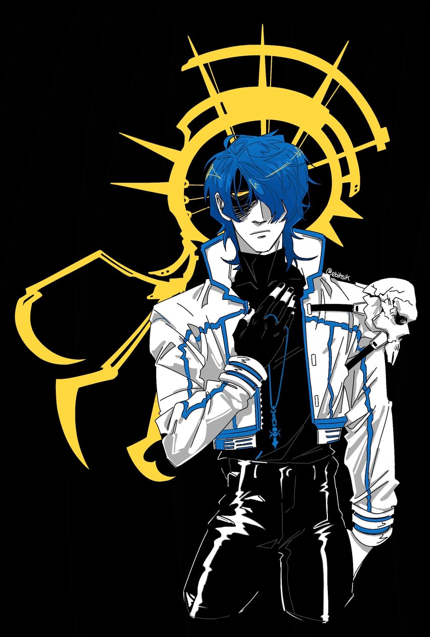 legato bluesummers (trigun and 1 more) drawn by ebihsik