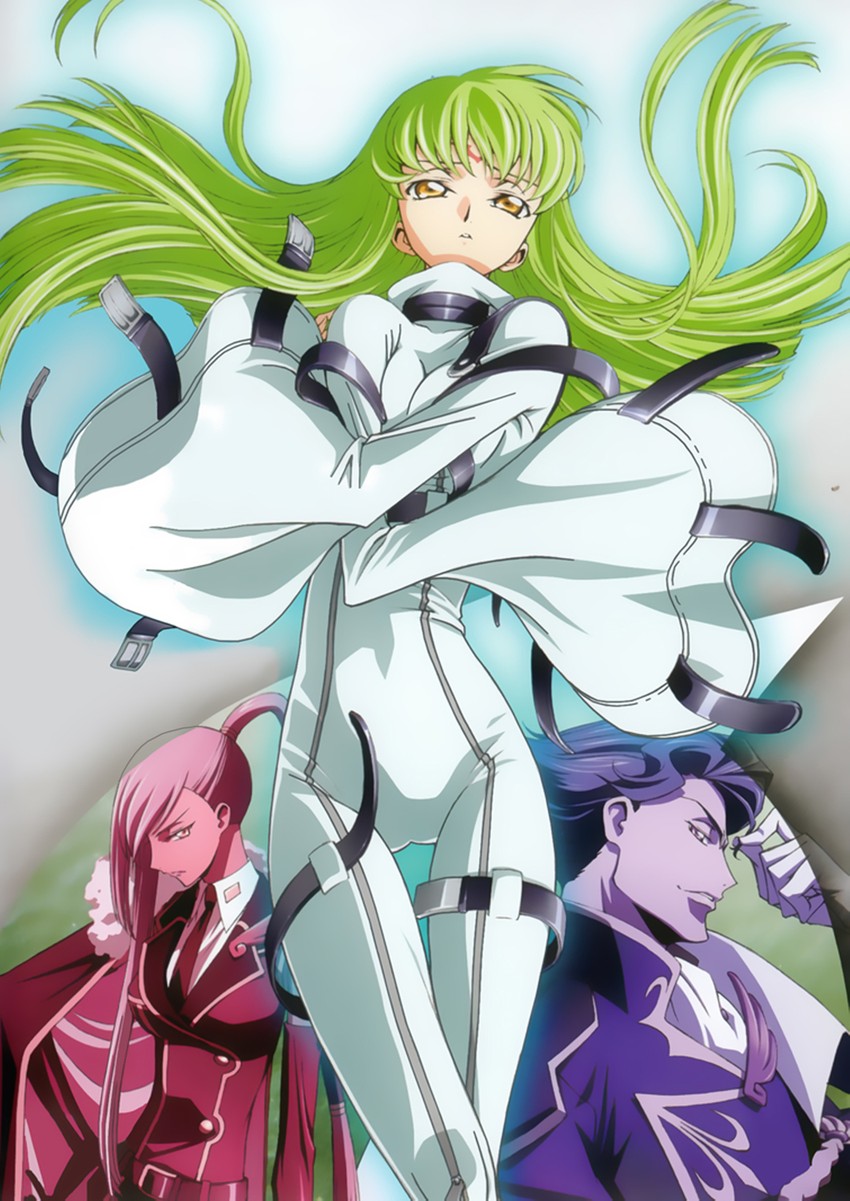 c.c., villetta nu, and jeremiah gottwald (code geass) drawn by kimura_takahiro