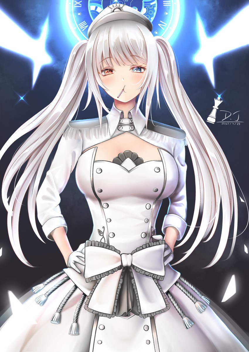 white queen (date a live and 1 more) drawn by d.j_(dwcg2854)