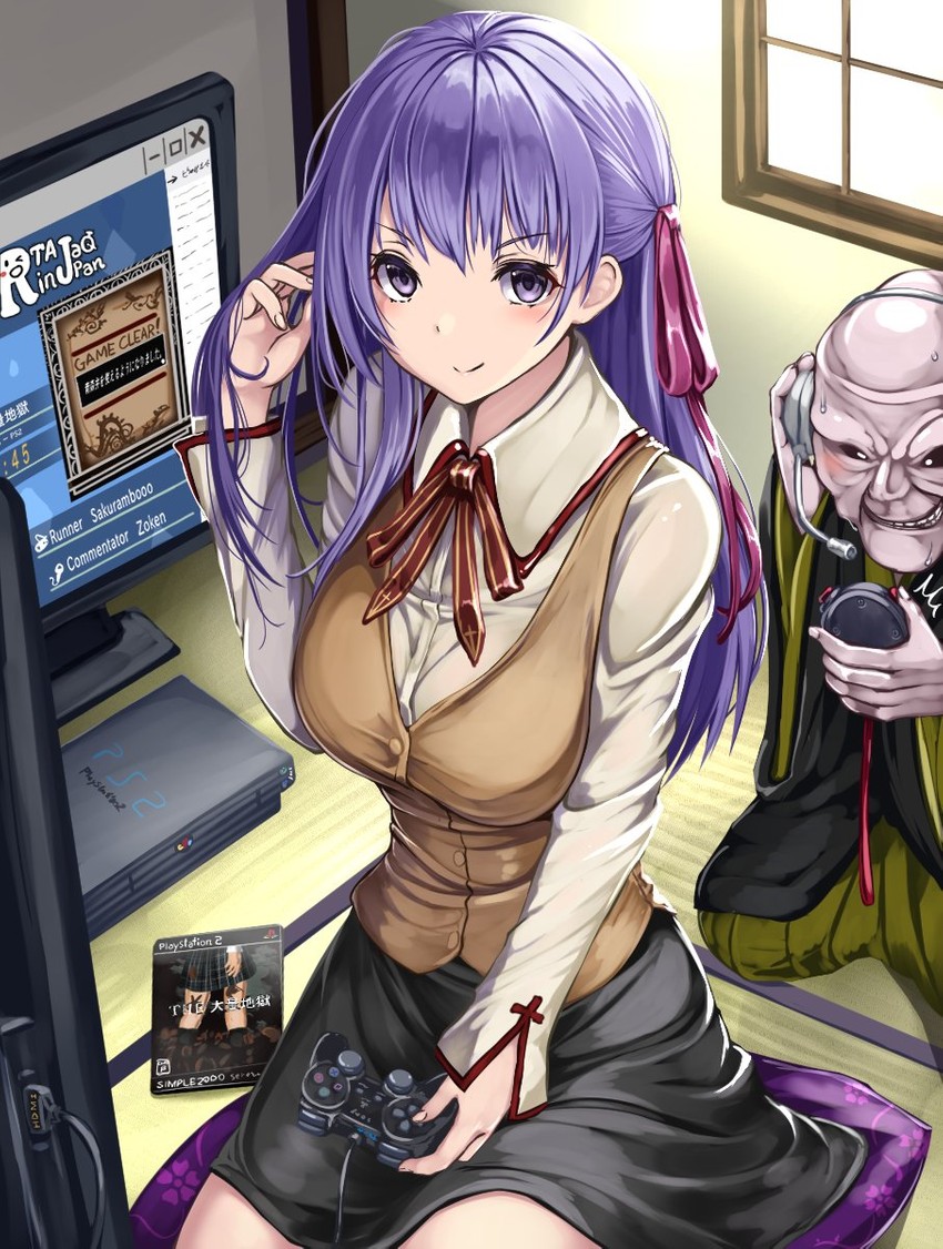 matou sakura and matou zouken (fate and 2 more) drawn by monikano