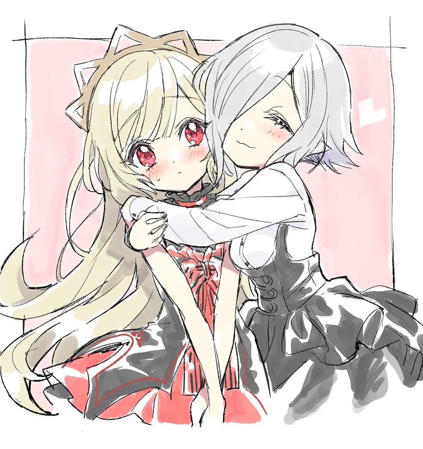 persephone ii and ecute (jashin-chan dropkick) drawn by yukiwo