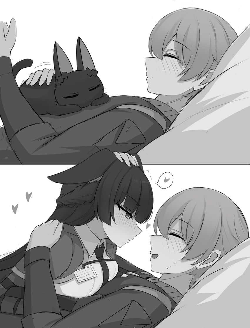 hoshimi miyabi and wise (zenless zone zero) drawn by namikare