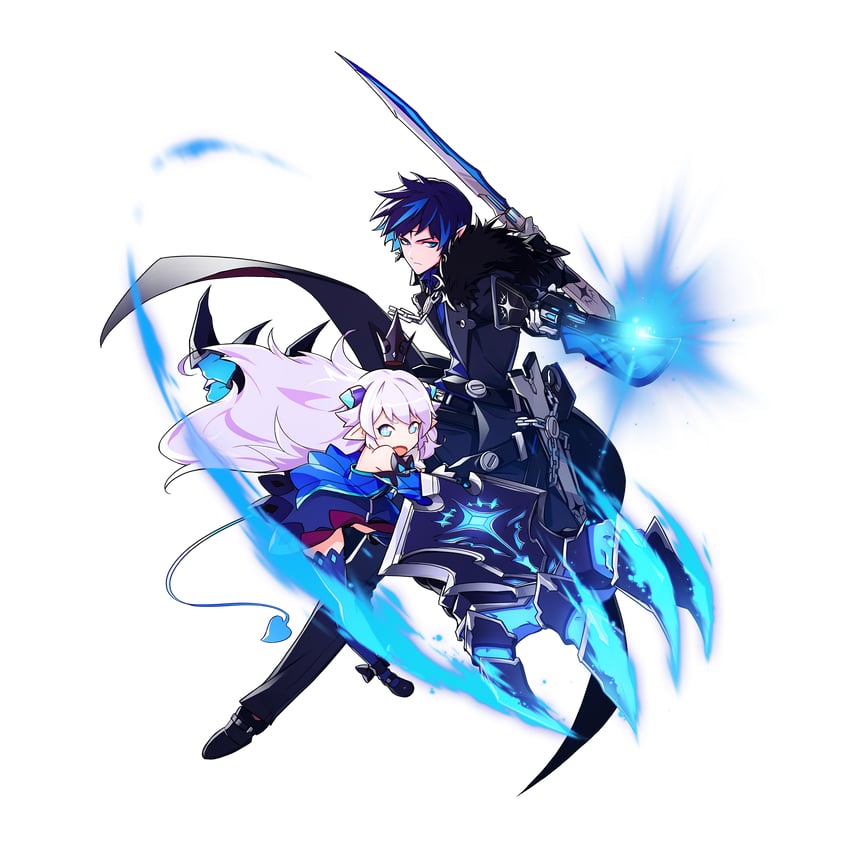 luciela r. sourcream and ciel (elsword) drawn by hwansang