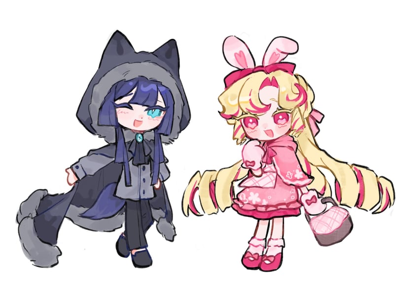 kouign-amann cookie and prune juice cookie (cookie run and 1 more) drawn by mokaink28