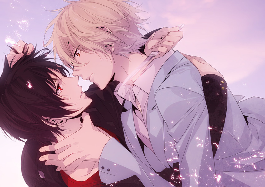orihara izaya and heiwajima shizuo (durarara!!) drawn by xia_(ryugo)