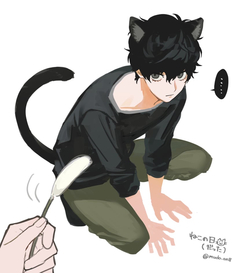amamiya ren (persona and 1 more) drawn by mudo_on8