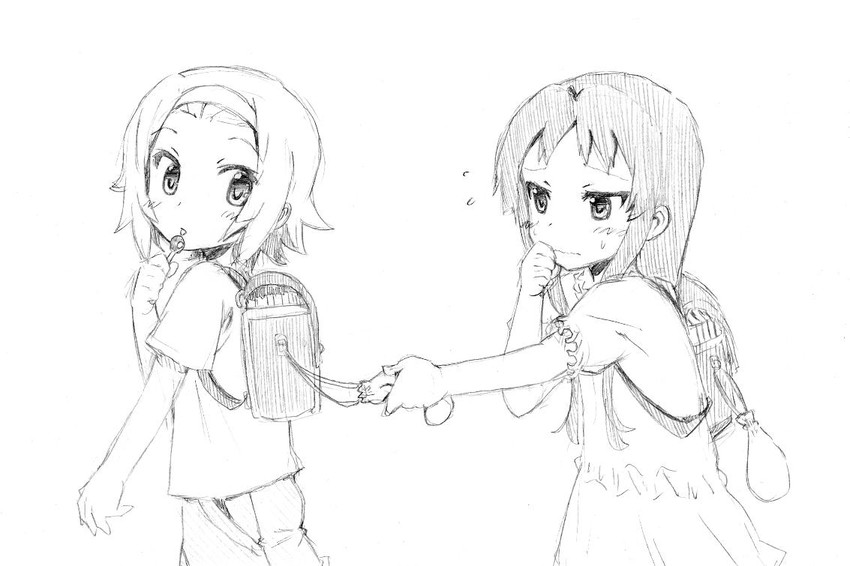 akiyama mio and tainaka ritsu (k-on!) drawn by nome_(nnoommee)