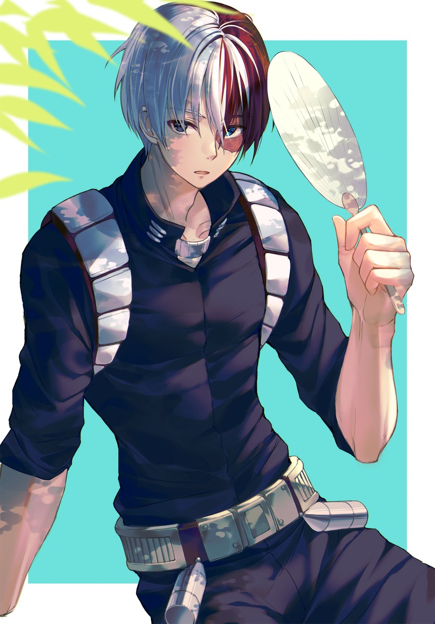 todoroki shoto (boku no hero academia) drawn by kinty