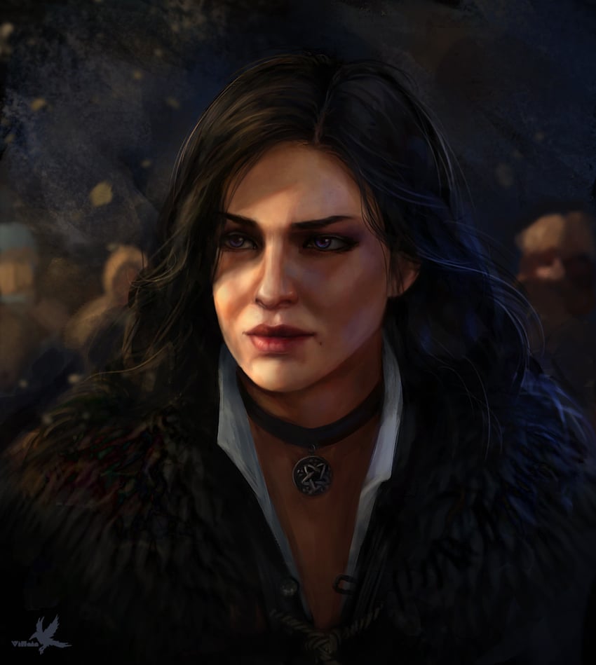 yennefer of vengerberg (the witcher and 1 more) drawn by masha_borisova