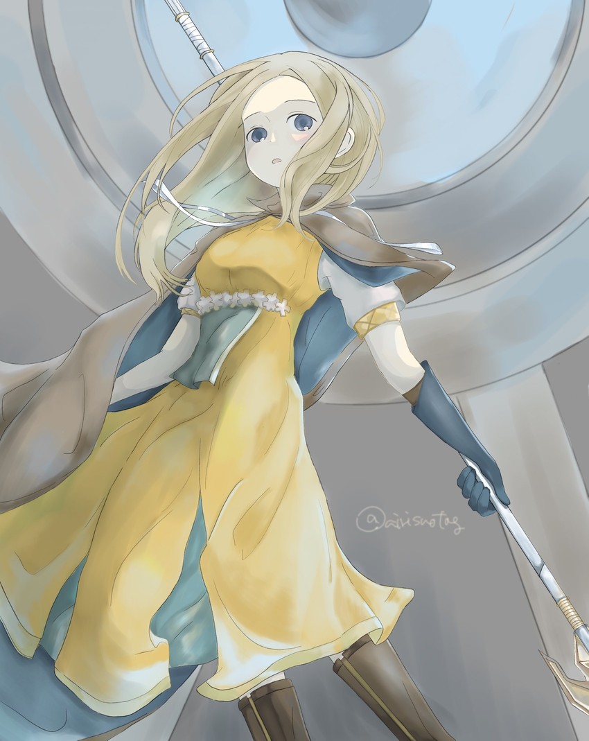 ophilia clement (octopath traveler and 1 more) drawn by airisuotog