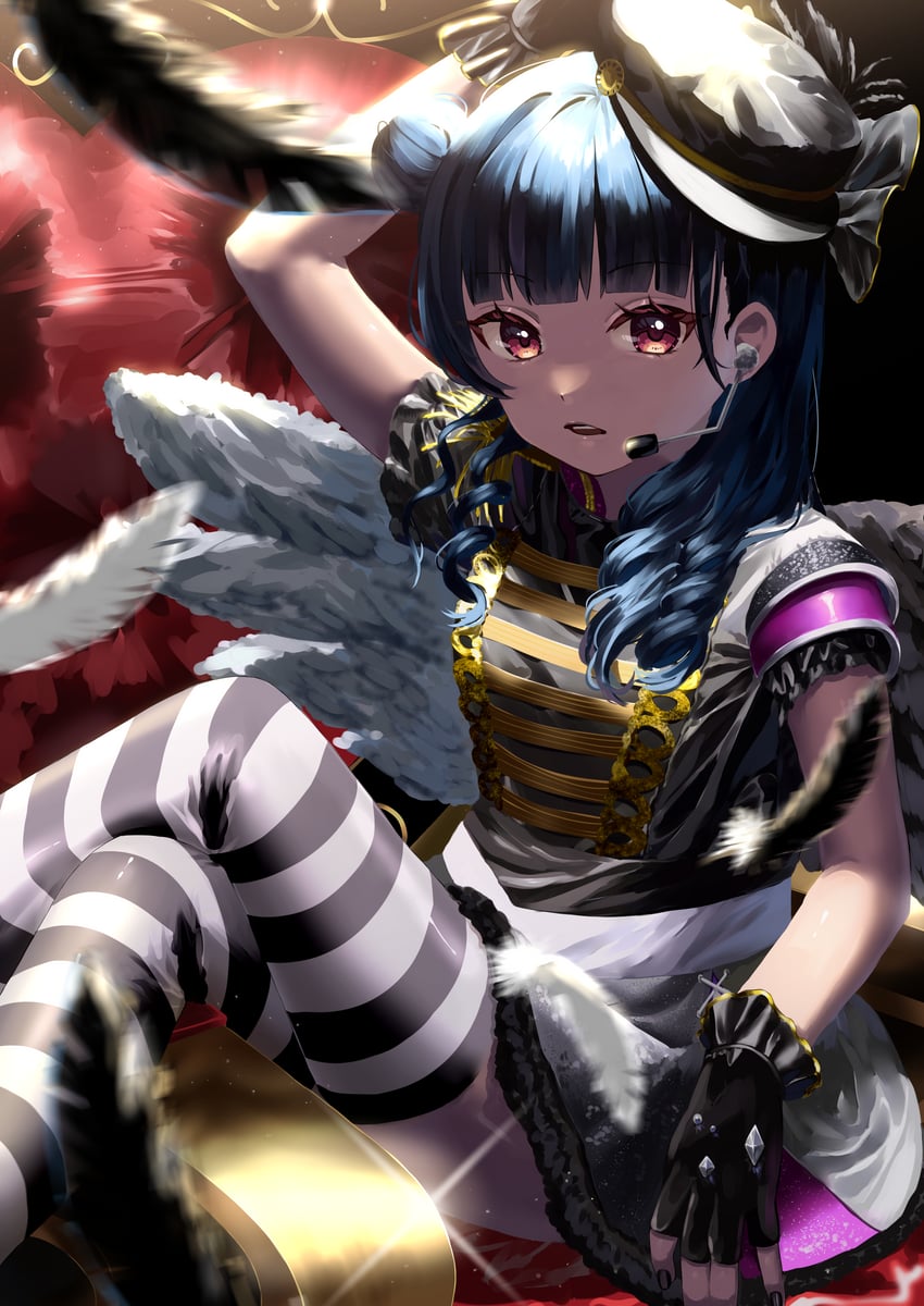 tsushima yoshiko (love live! and 1 more) drawn by ponpon_rabbit