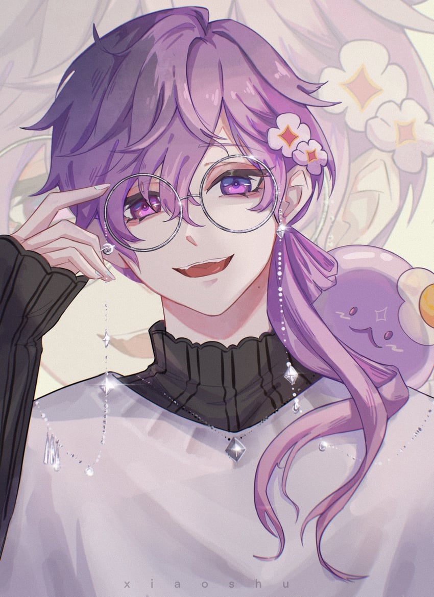 uki violeta and stargazer (nijisanji and 1 more) drawn by xiaoshu_l
