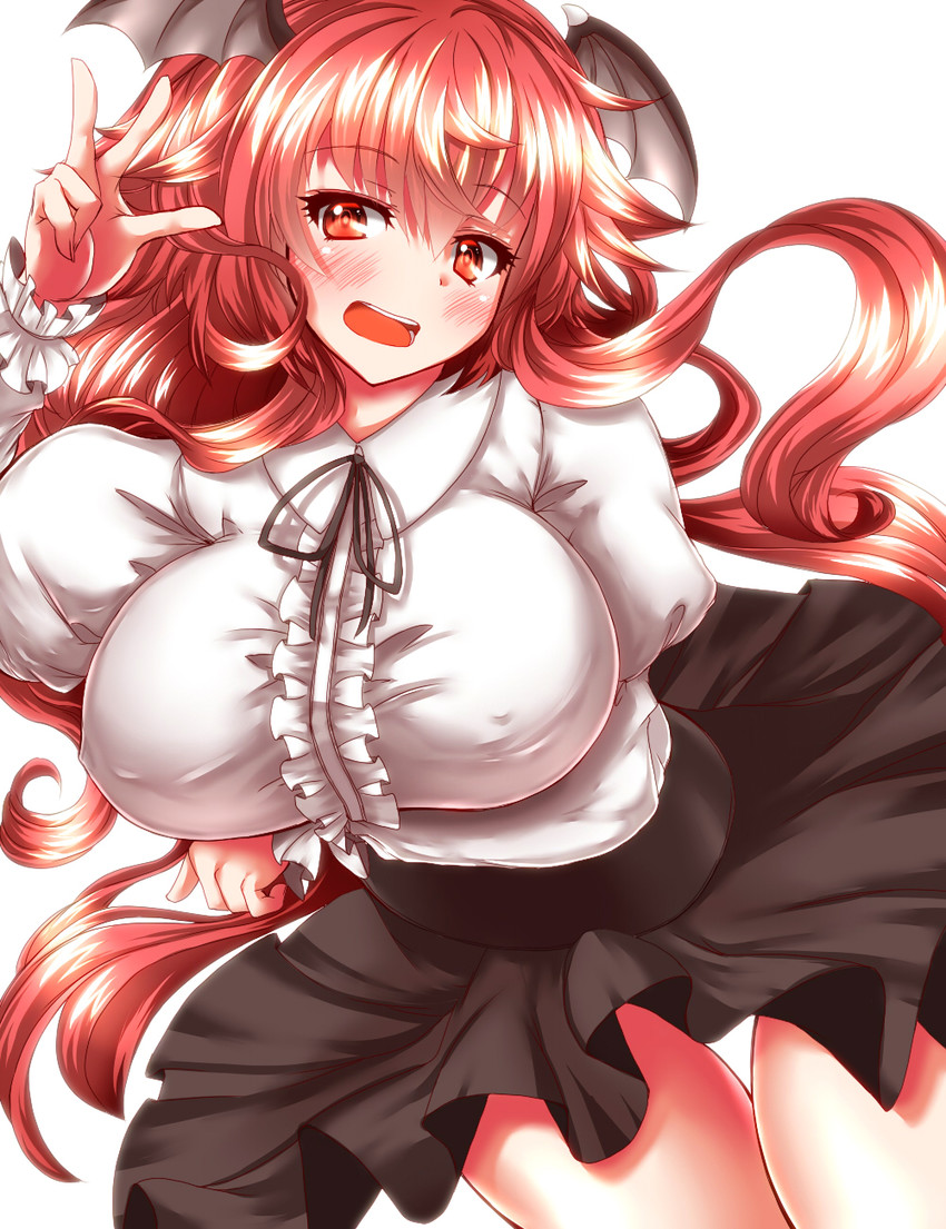 koakuma (touhou) drawn by zan_(harukahime)