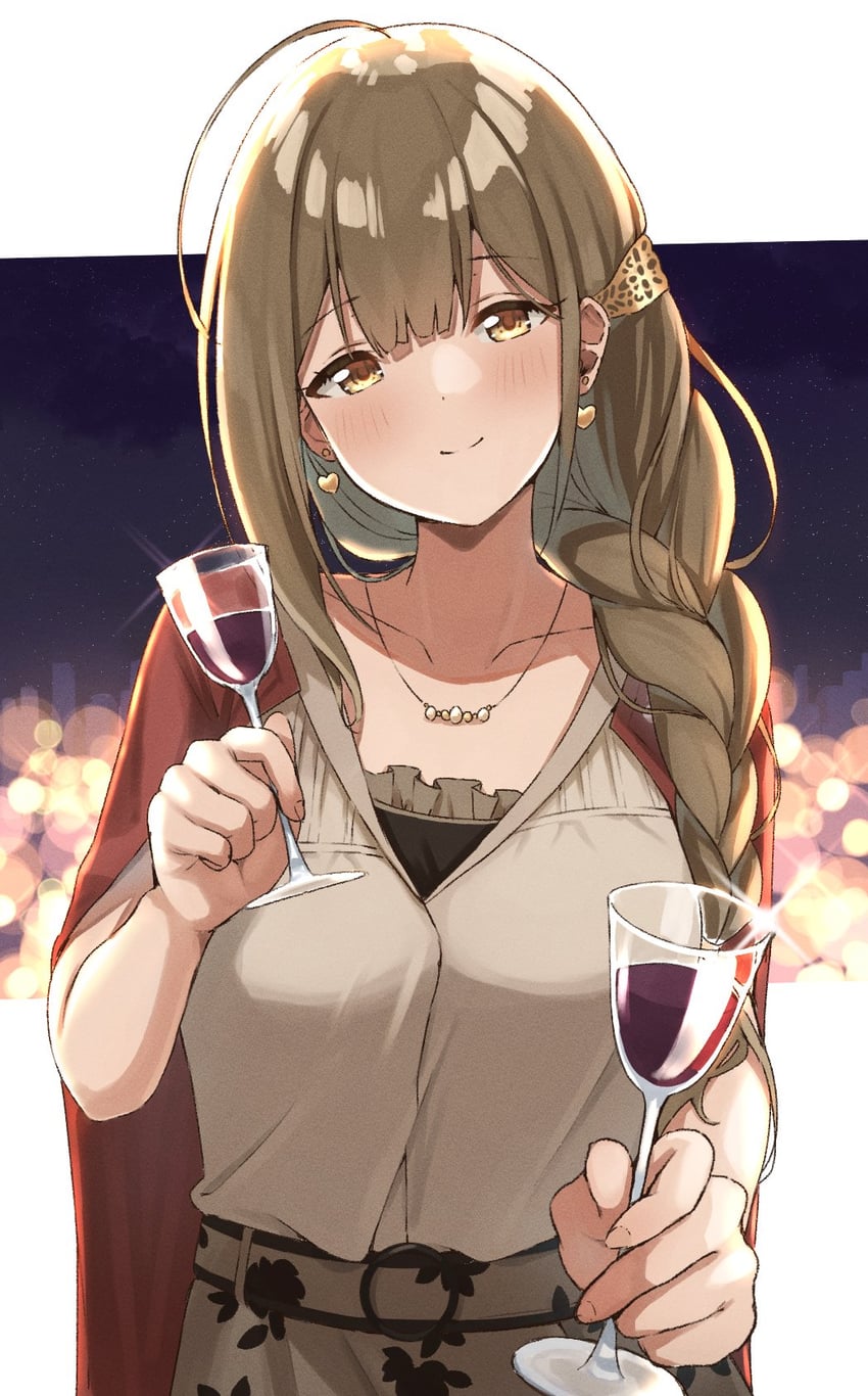 kuwayama chiyuki (idolmaster and 1 more) drawn by wanimaru